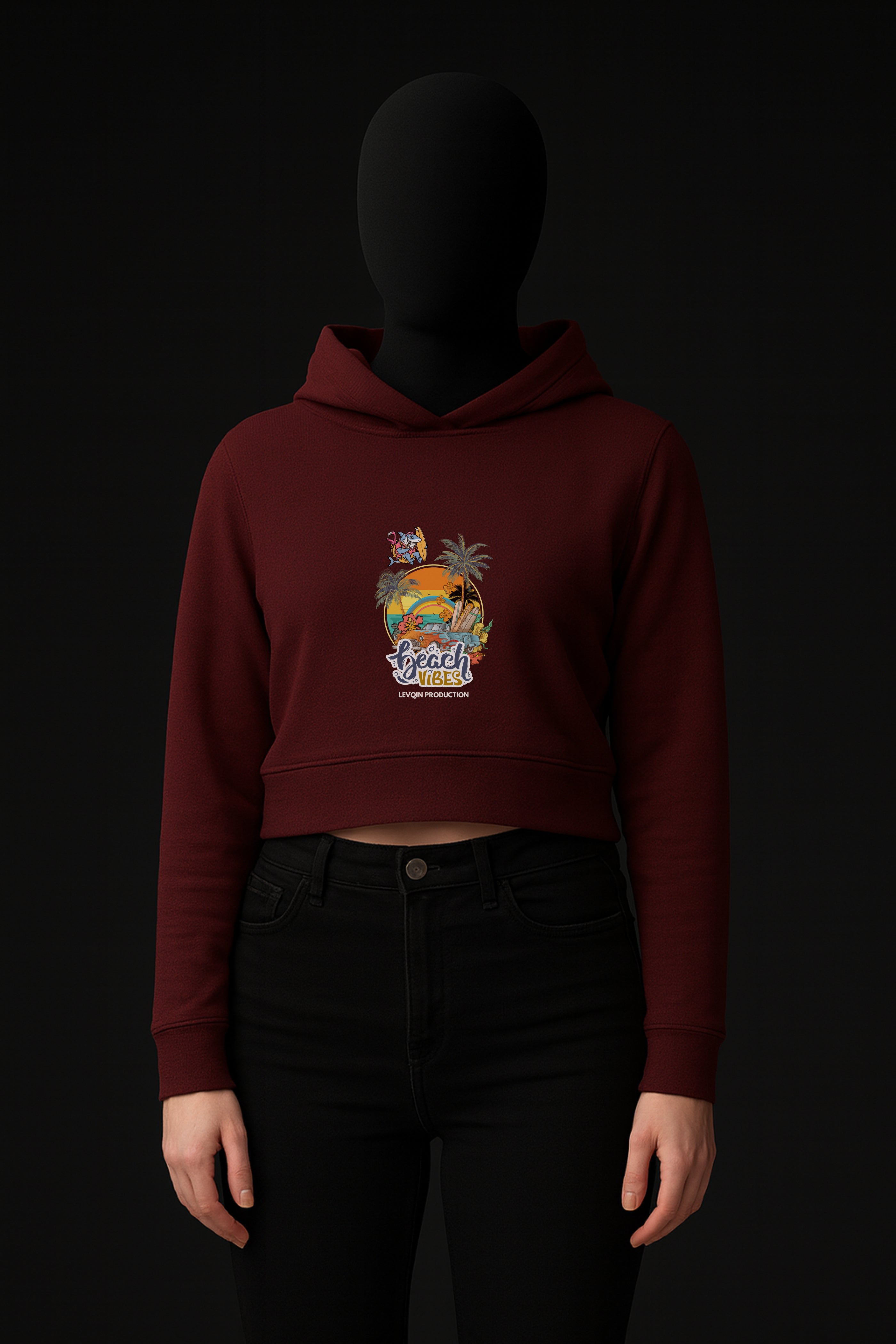 Female Cropped Hoodies